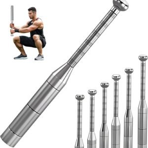Motion Space Adjustable Macebell Clubbell for Strength Training, Premium Steel Indian Club for Full Body, Muscles, Shoulder, Grips & Forearms Workouts to Stretching
